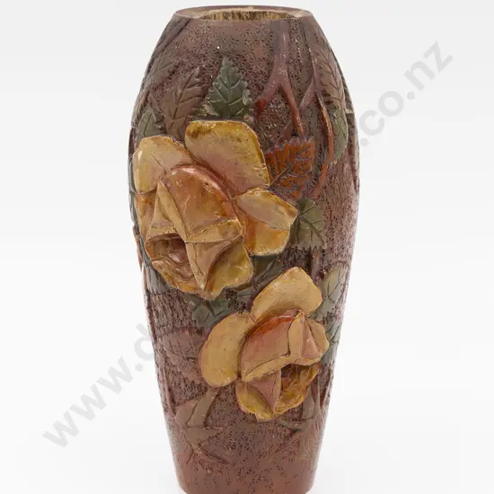 Jane Brenkley Carved Rose Vase