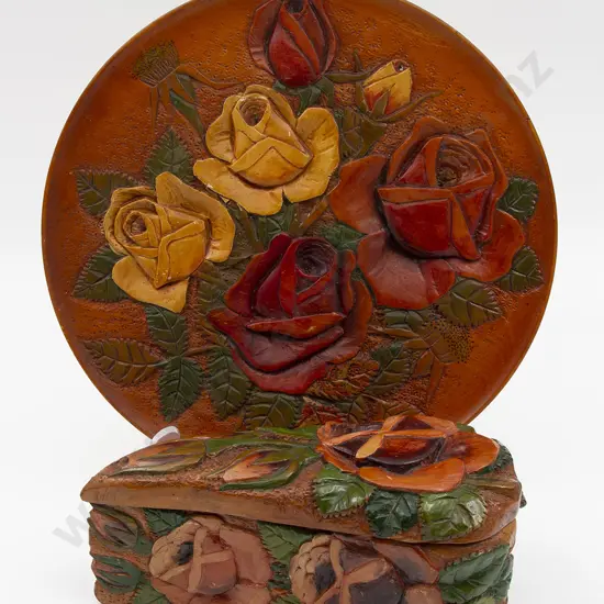 Jane Brenkley Ornamental Plate With Irregular Trinket Box