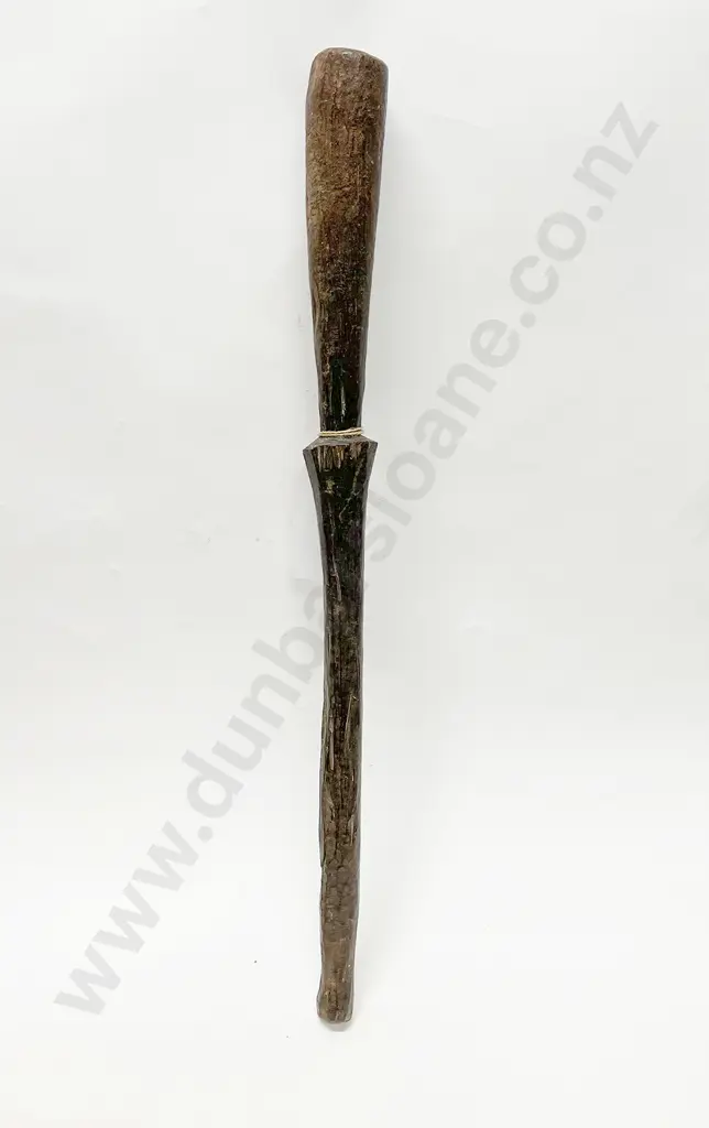 Two Vanuatu War Clubs Image 1++