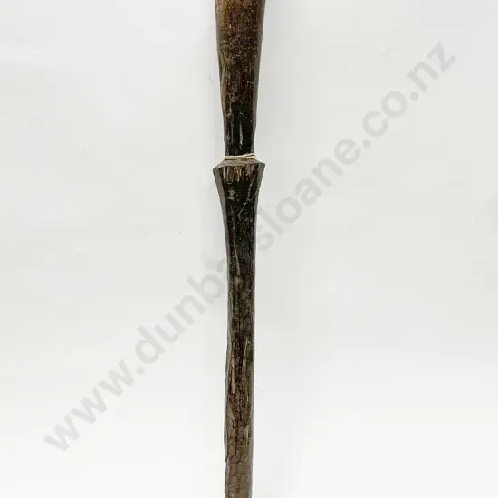 Two Vanuatu War Clubs