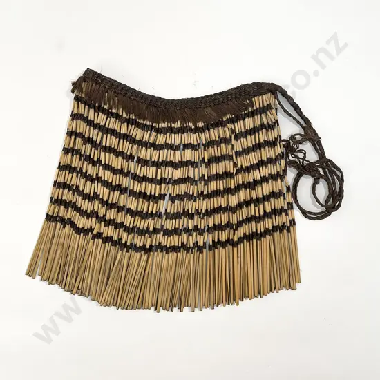 A Piupiu (Maori waist Garment)