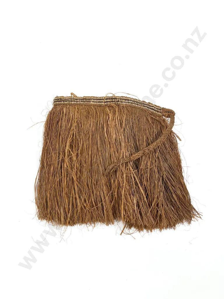 Two Polynesian Skirts With Woven Waistbands Image 1++