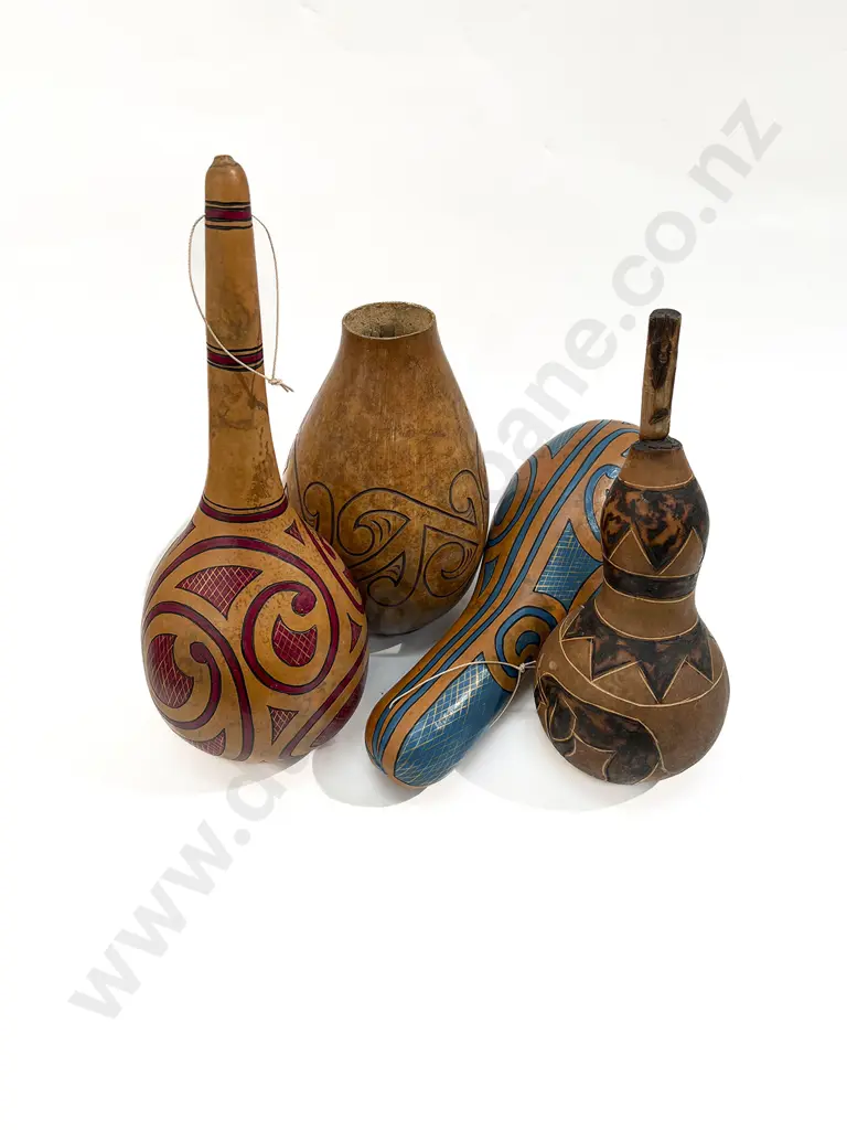 Four Decorated Gourds Image 1++