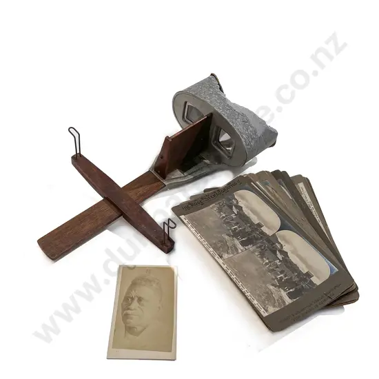 Stereoscope And Cards