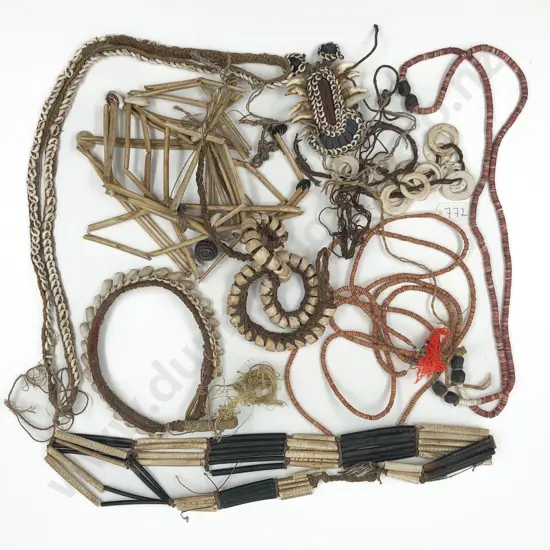 An Assortment Of Papua New Guinea Adornments (Nine Pieces)