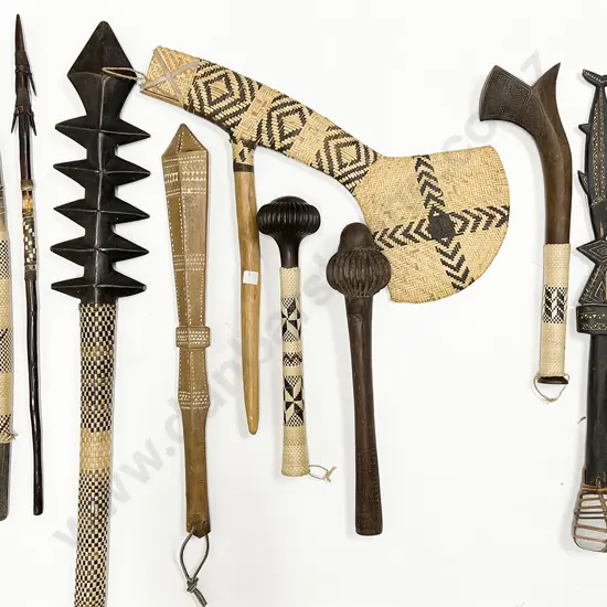 Collection of Ten Pacific Island clubs