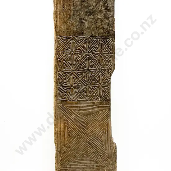 Timor Architectual Board With Carved Decoration