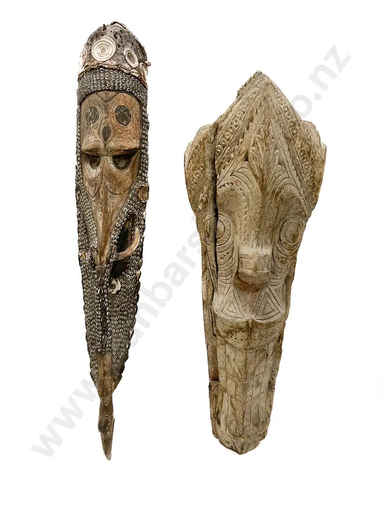 Two Papua New Guinea Mask Image 1++