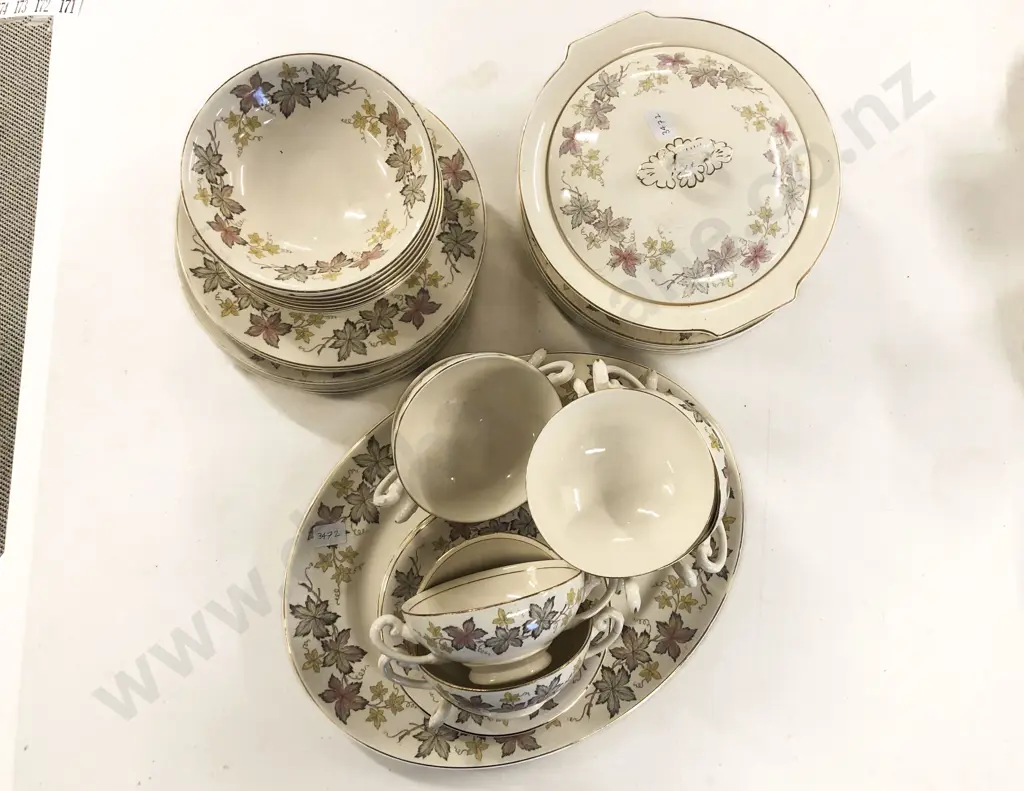 Staffordshire Part Dinner Set Image 1++