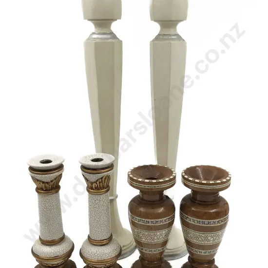 Three Pairs of Candlesticks