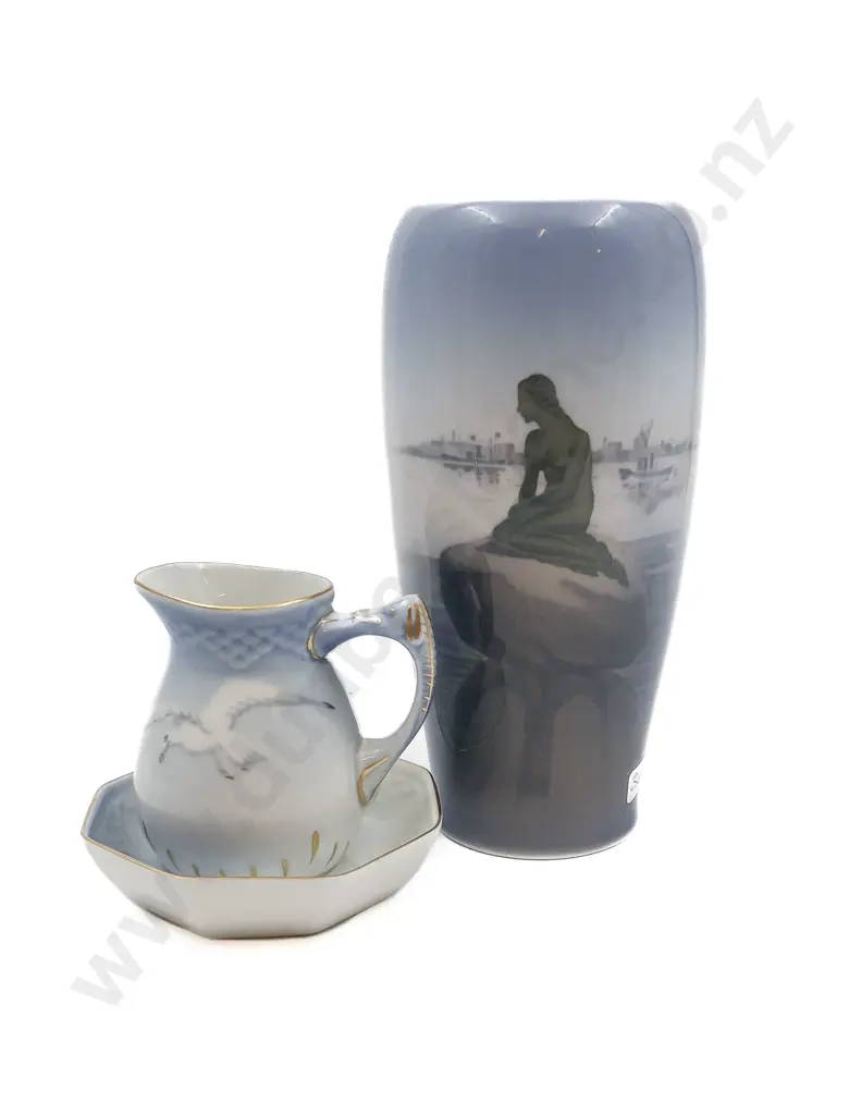 Royal Copenhagen Vase with B&G Jug and Pin Dish Image 1++