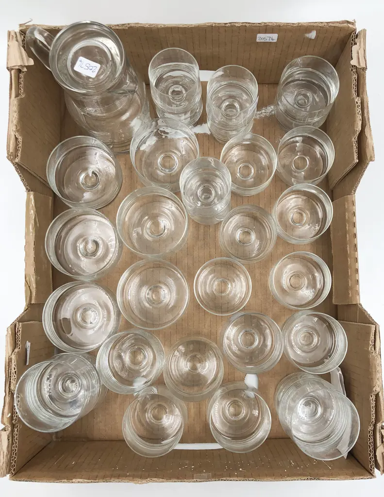 Set of Holmegaard Stub Glasses and Jug Image 1++