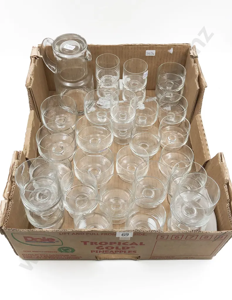 Set of Holmegaard Stub Glasses and Jug Image 1++