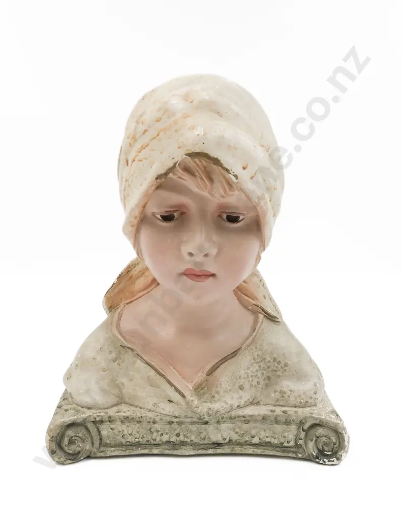 Plaster Bust of a Young Girl A/F Image 1++