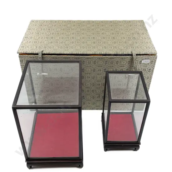 Two Display Cases