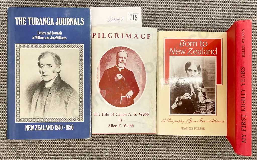 Four NZ Reference Volumes Including The Turanga Journals Image 1++