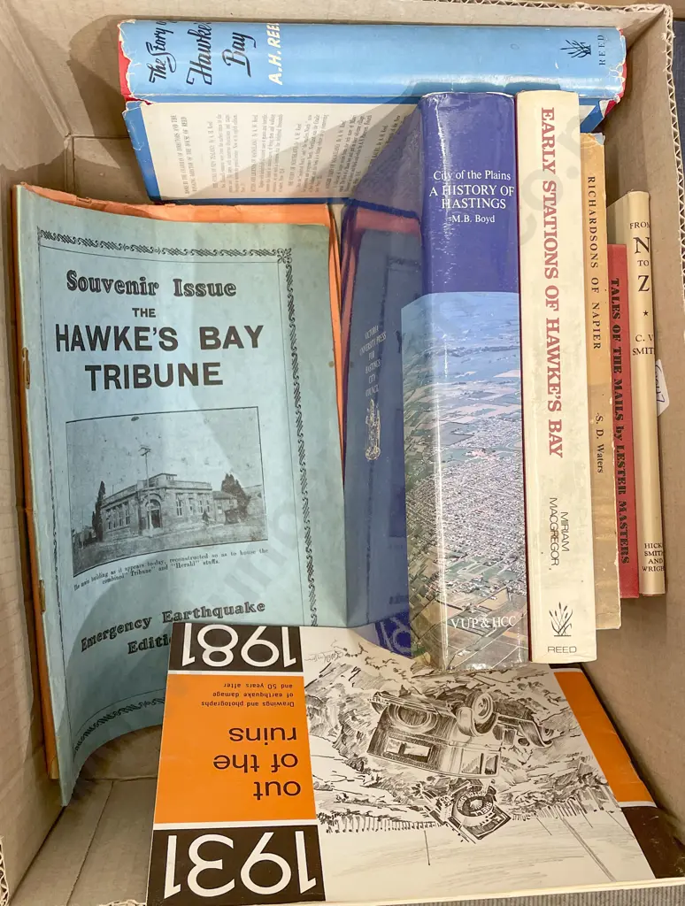 Box of Assorted NZ Reference Including From N to Z by C V Smith Image 1++