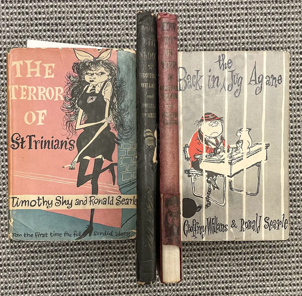 Four Various Ronald Searle Children's Books Image 1++