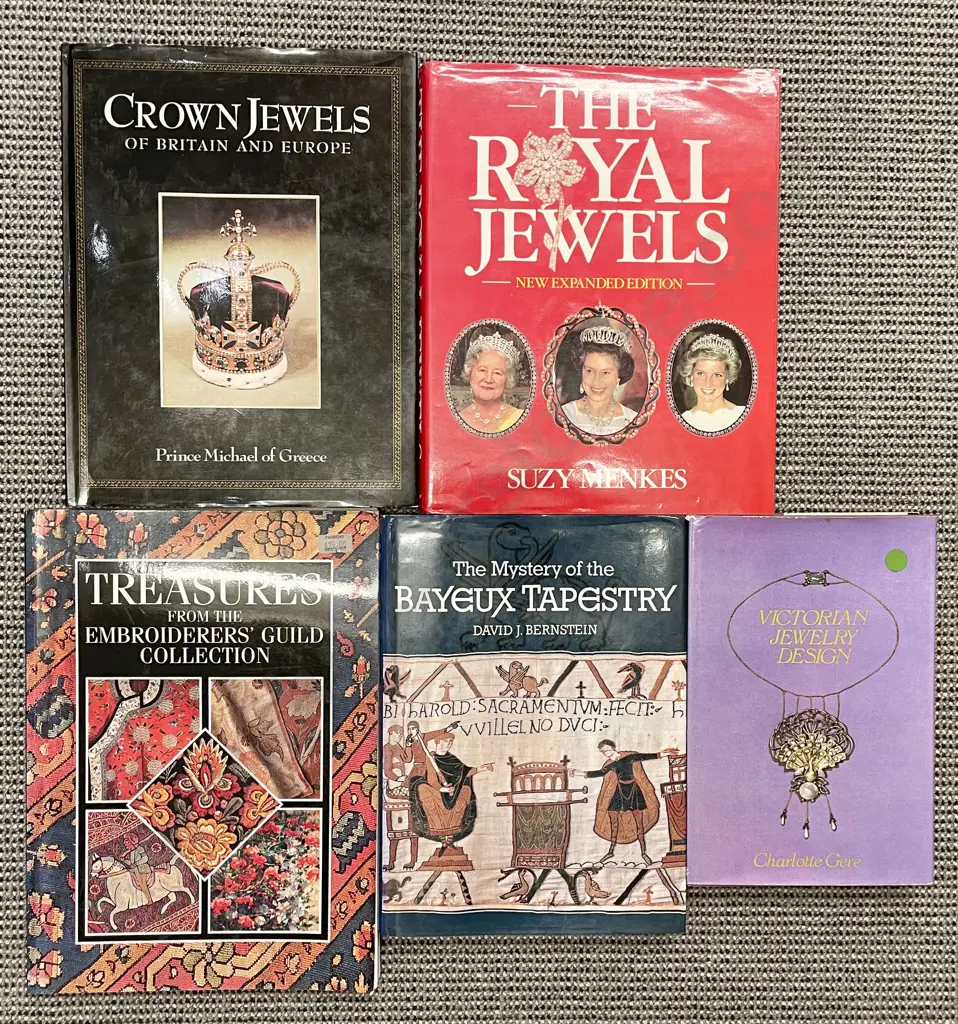 Five Assorted Jewellery and Embroidery Reference Volumes Image 1++