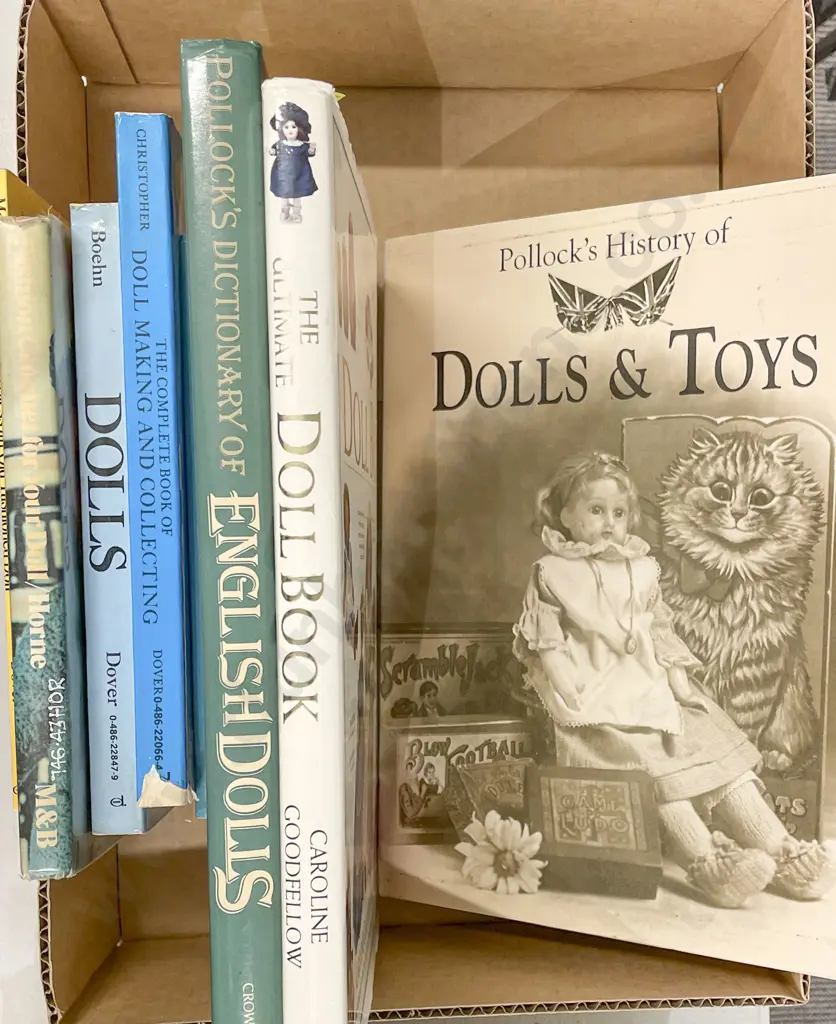 Box of Assorted Doll Reference Volumes Image 1++