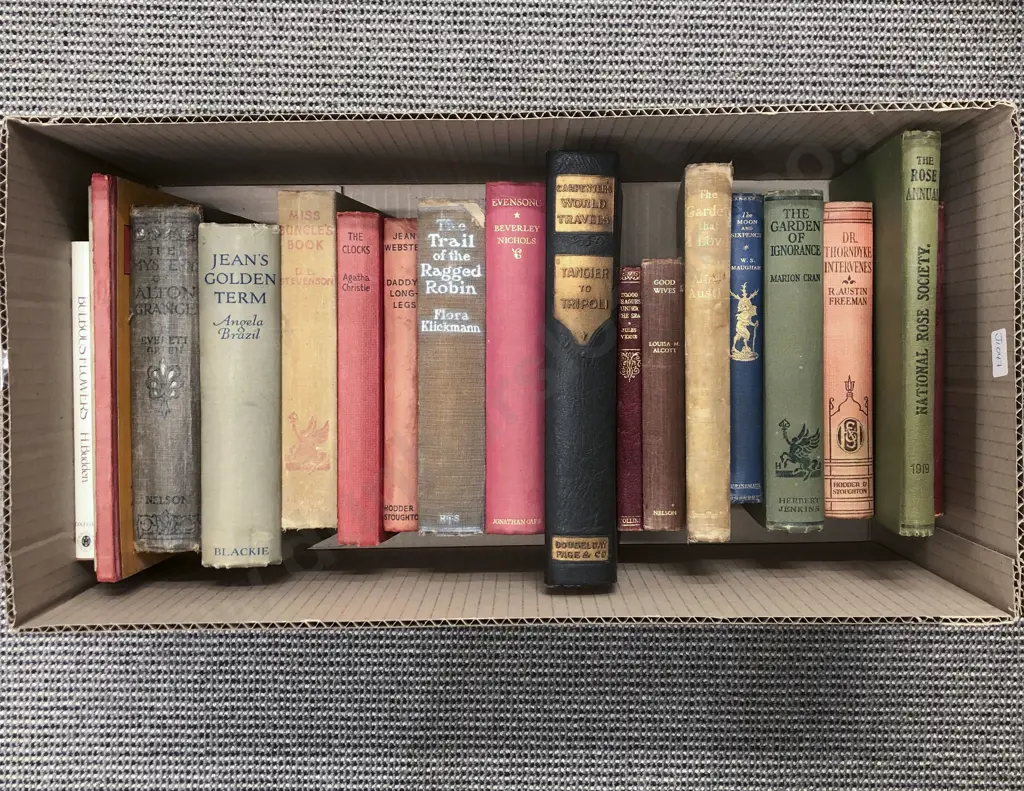 Box of Assorted Vintage Books Image 1++
