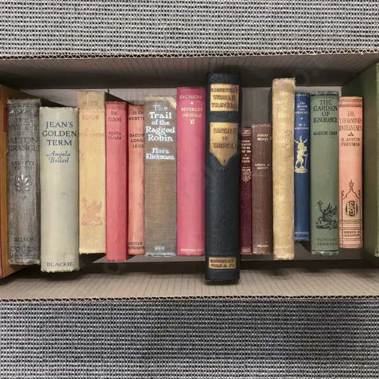 Box of Assorted Vintage Books