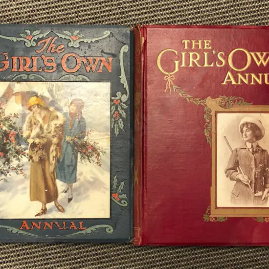 Box of Assorted Vintage Bound Magazines Including The Girl's Own Annual