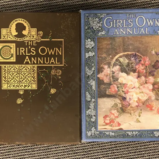 Box of Assorted Vintage Bound Magazines Including The Girl's Own Annual