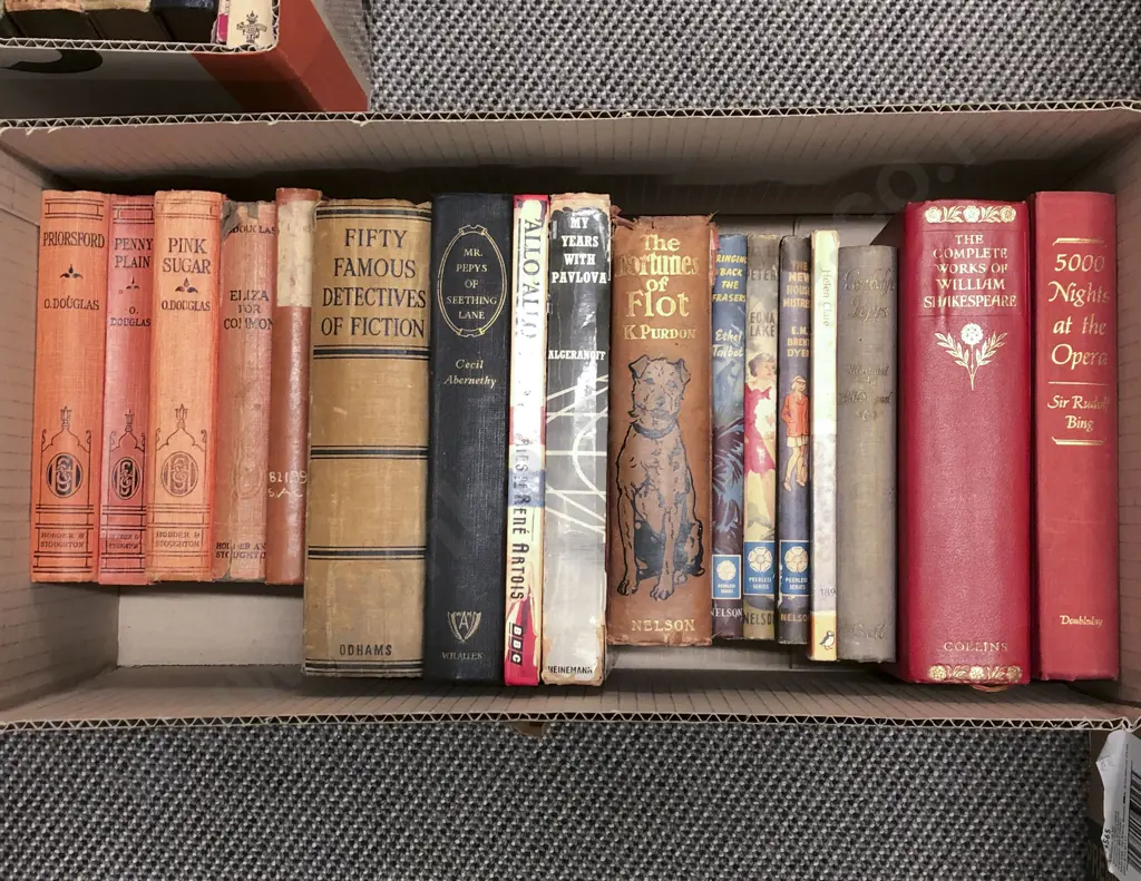 Box of Assorted Books Image 1++