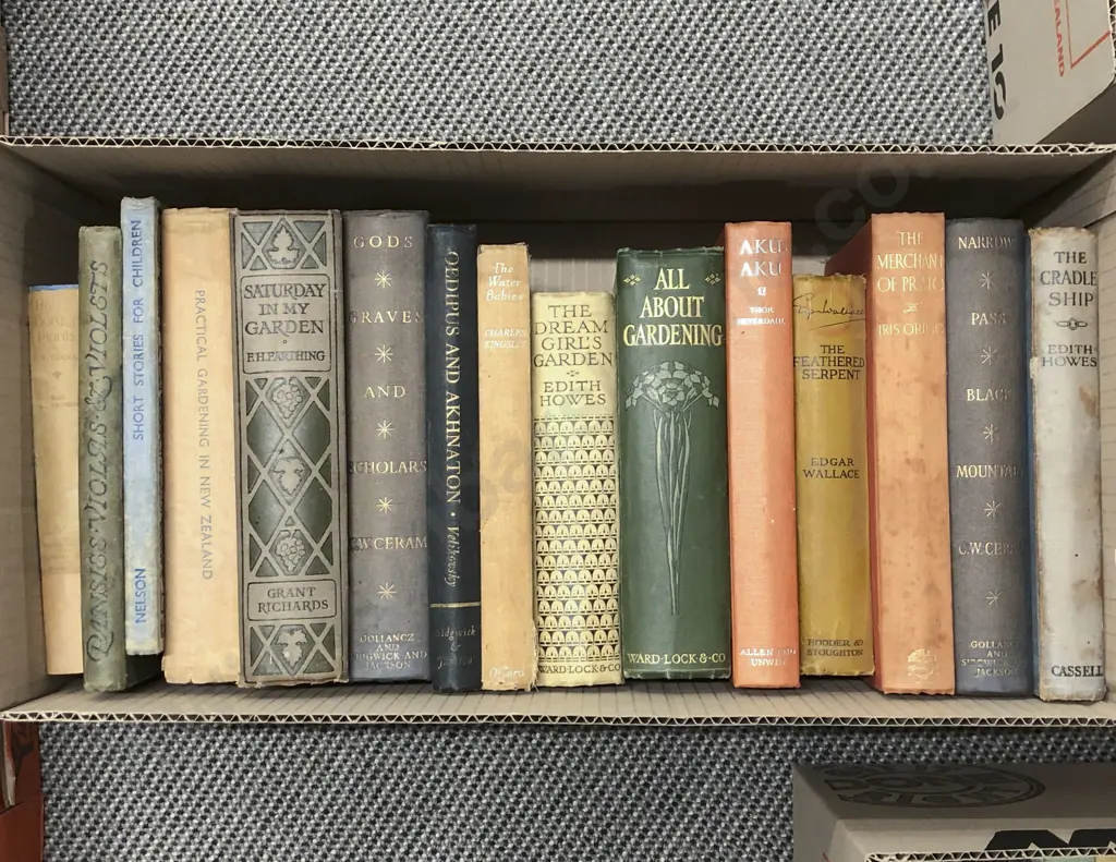 Box of Assorted Books Including Garden Reference Image 1++