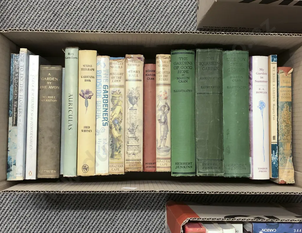 Box of Assorted Books Including Garden Reference Image 1++