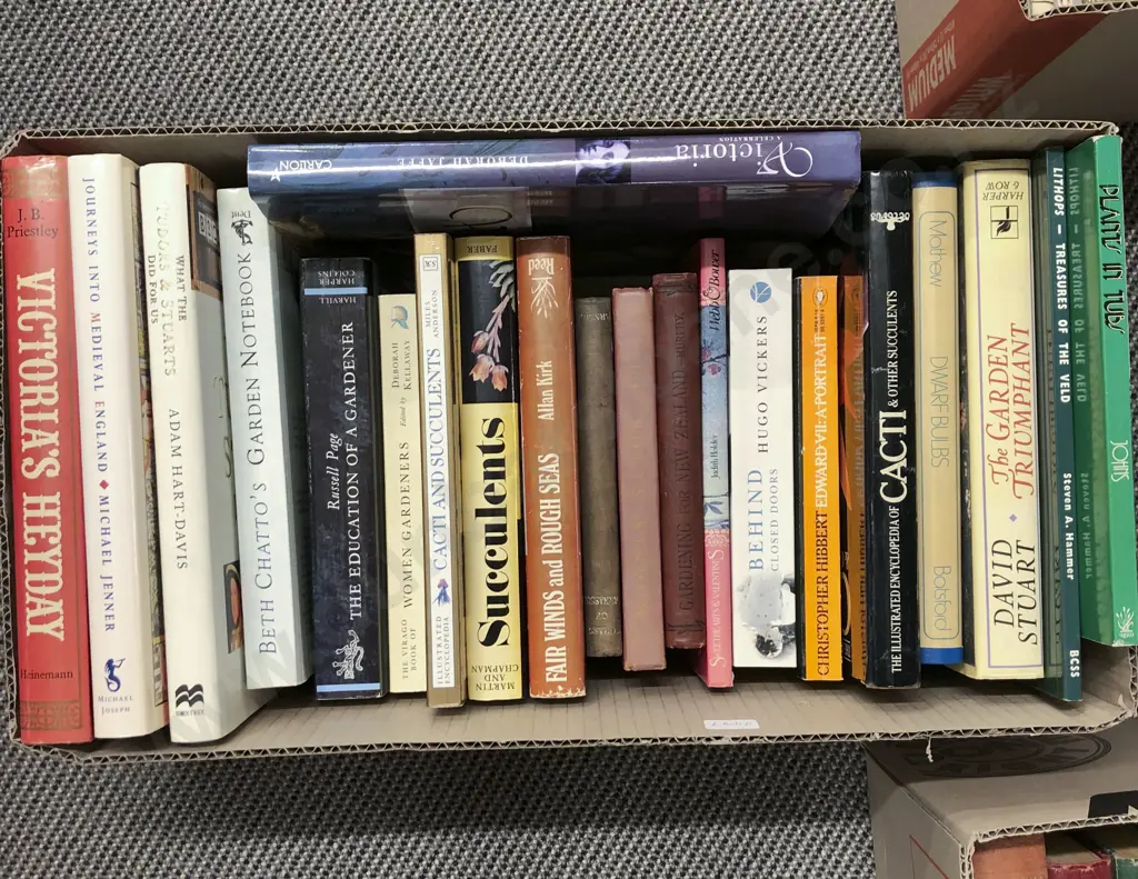 Box of Assorted Books Image 1++