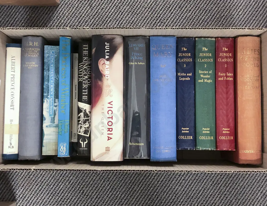 Box of Assorted Books Image 1++
