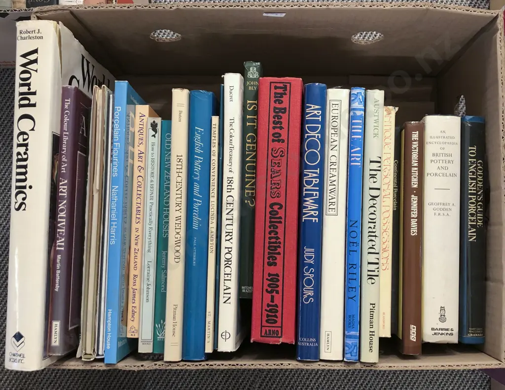 Box of Assorted Books Image 1++