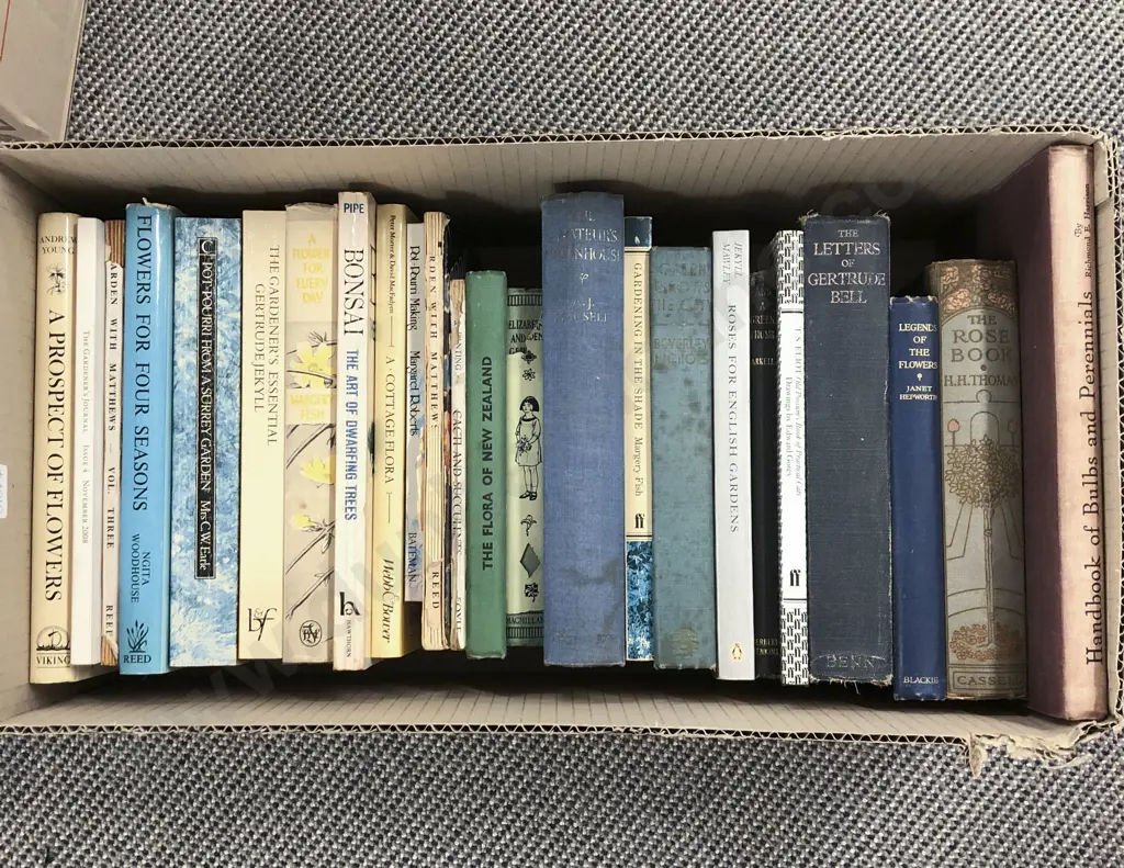 Box of Assorted Botanical Reference Books Image 1++