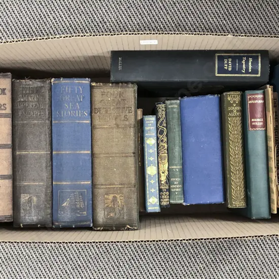 Box of Assorted Books