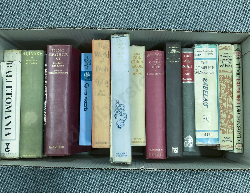 Box of Assorted Books Image 1++