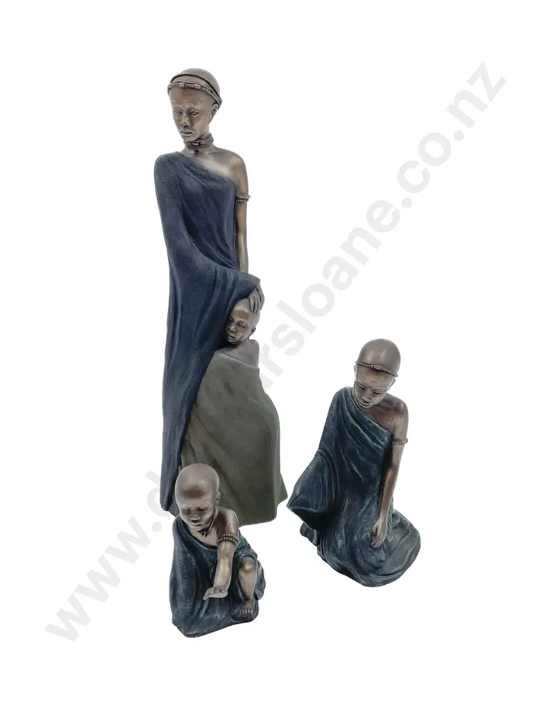 Soul Journeys Figure Group "Mashavu - A Sisters Care" Together With Two Similar Figures Image 1++