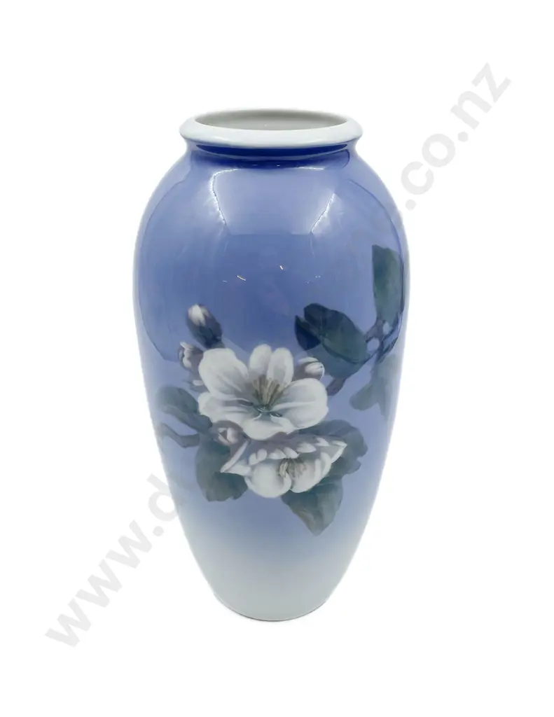 Large Royal Copenhagen Floral Decorated Vase Image 1++