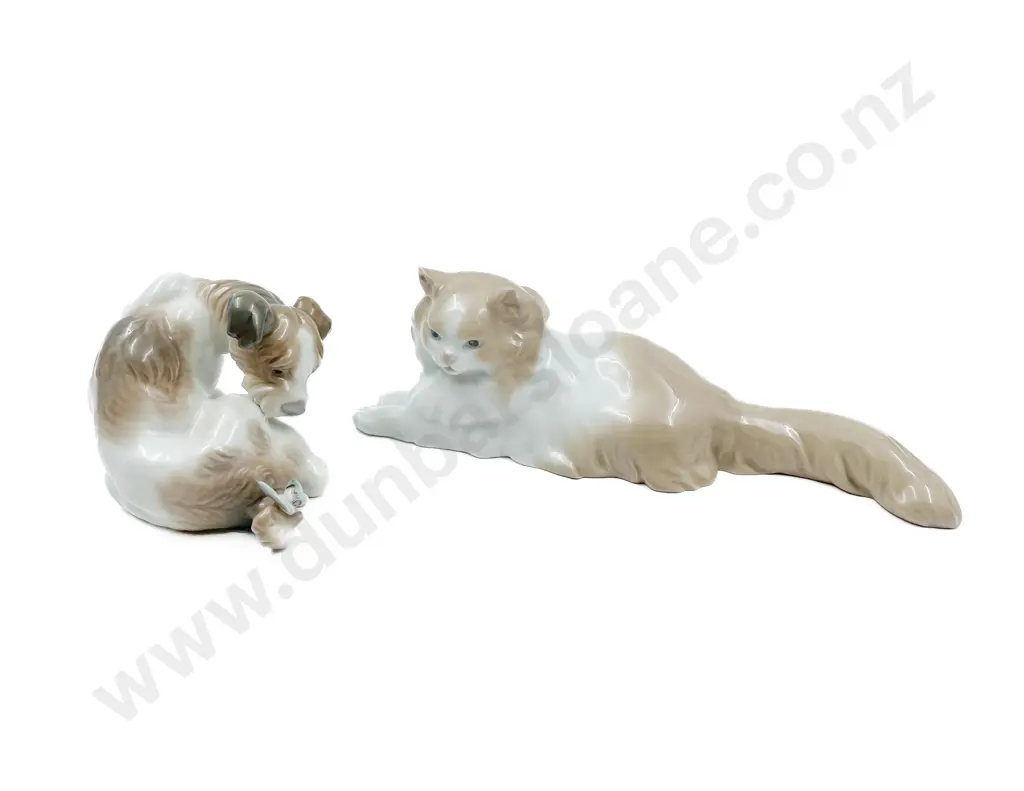 Lladro Dog together with Nao Cat Image 1++