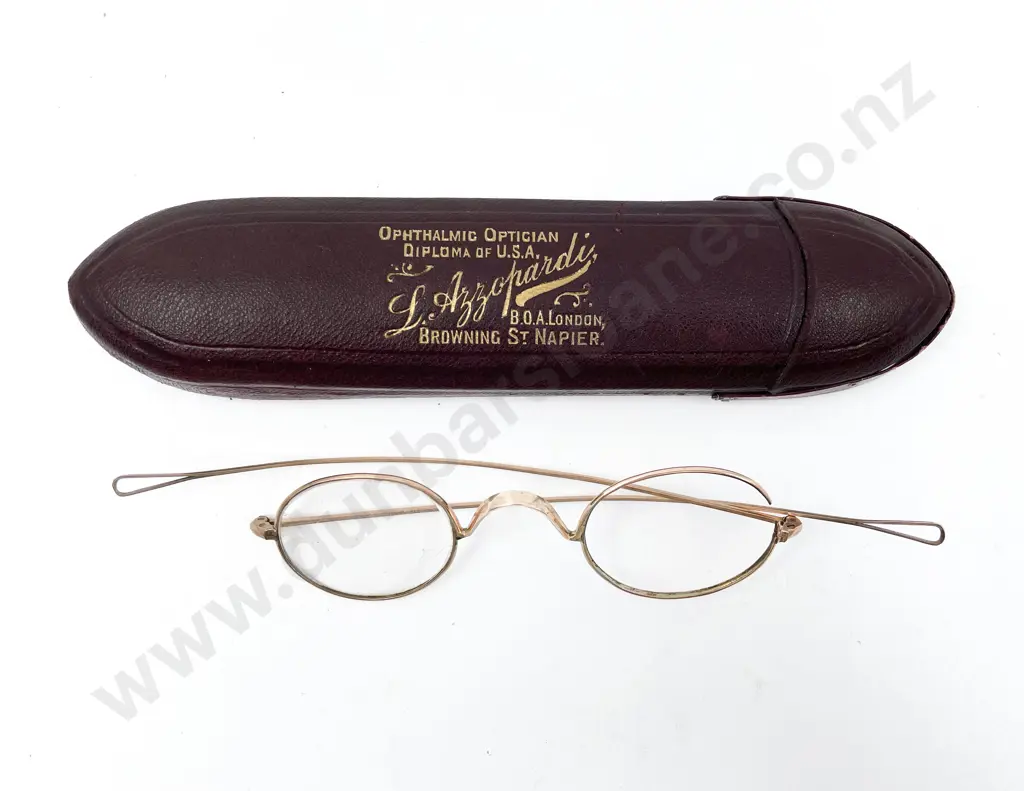 Vintage Spectacle Case And Spectacles (Faults) Image 1++