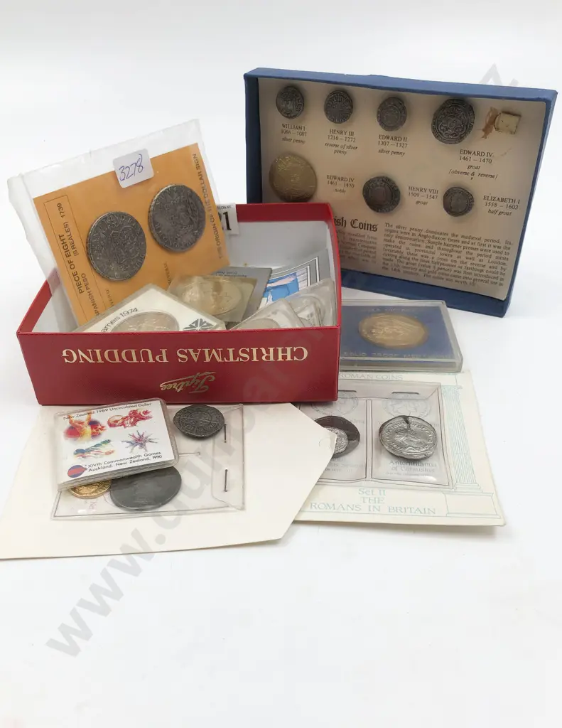 Qty of Assorted Comm. Coins Including Medieval English Coins etc Image 1++