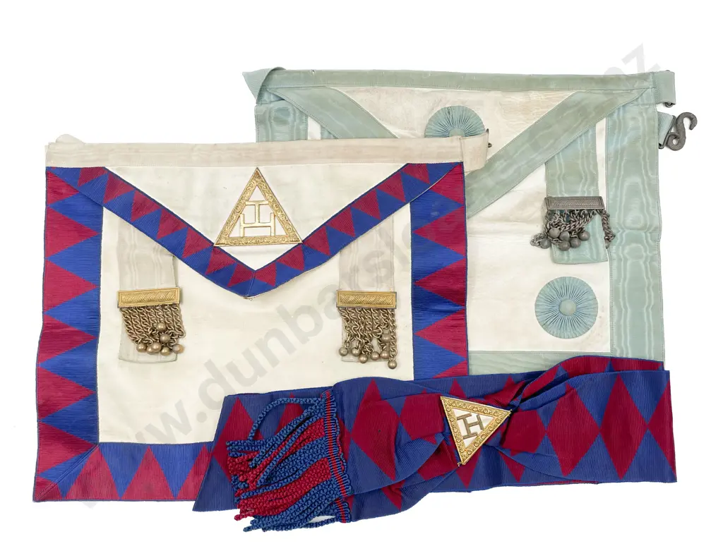 Qty of Assorted Masonic Regalia Image 1++