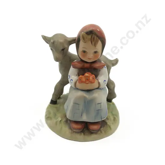 Small Hummel Group Figure of Child and Goat