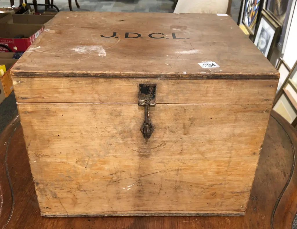 Vintage Wooden Box Image 1++