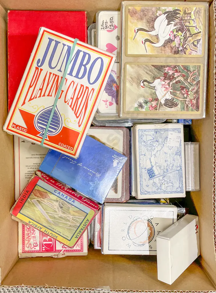 Box of Assorted Playing Cards Image 1++