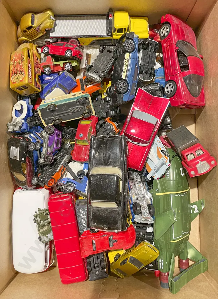 Box Qty of Assorted Toy Cars Image 1++