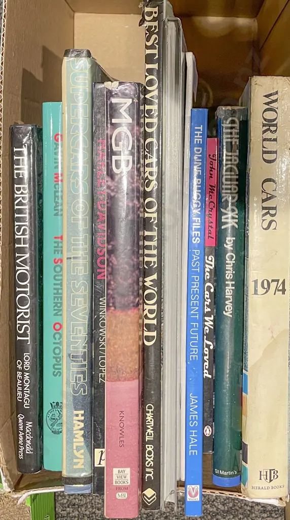 Qty of Assorted Books Including Car Reference Image 1++