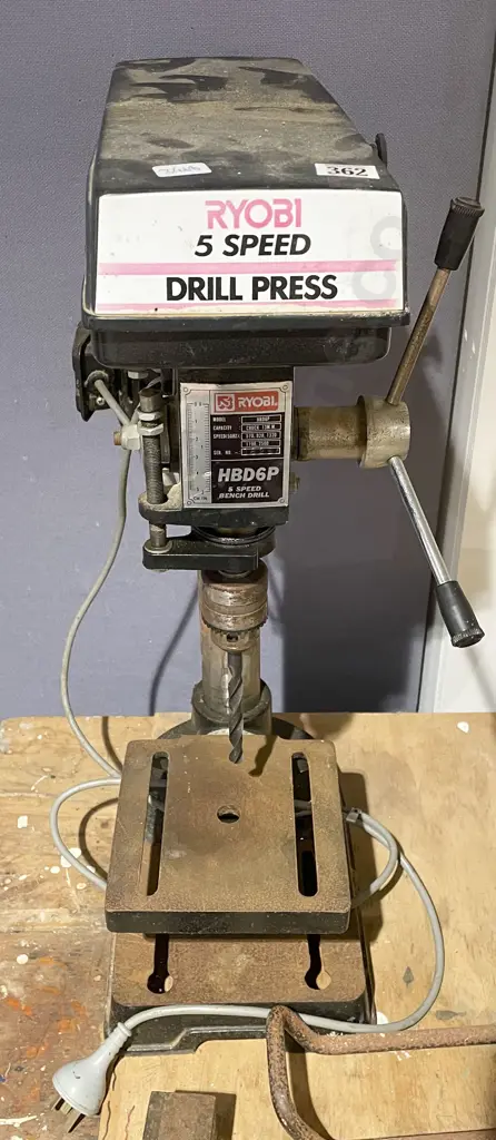 Ryobi 5 Speed Drill Press Image 1++