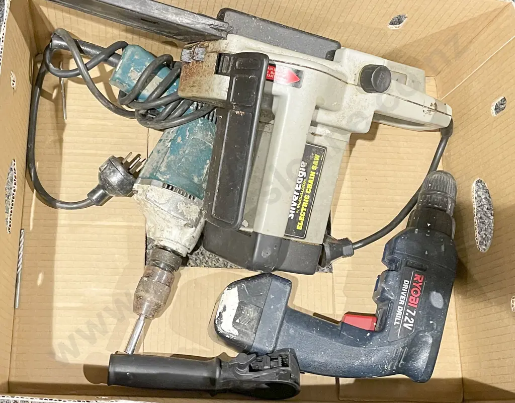 Two Boxes of Assorted Power Tools Image 1++